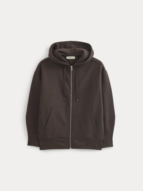 EVERLANE LUXE FLEECE OVERSIZED FULL-ZIP HOODIE