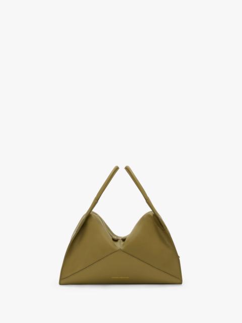 Victoria Beckham Victoria Plié Bag In Cactus Green Leather