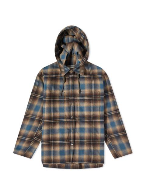 Wooyoungmi Wooyoungmi Check Hooded Overshirt
