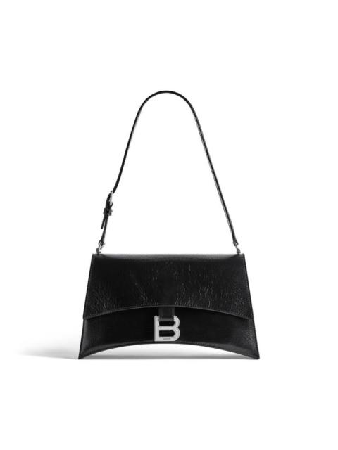 BALENCIAGA Women's Crush Small Sling Bag   in Black