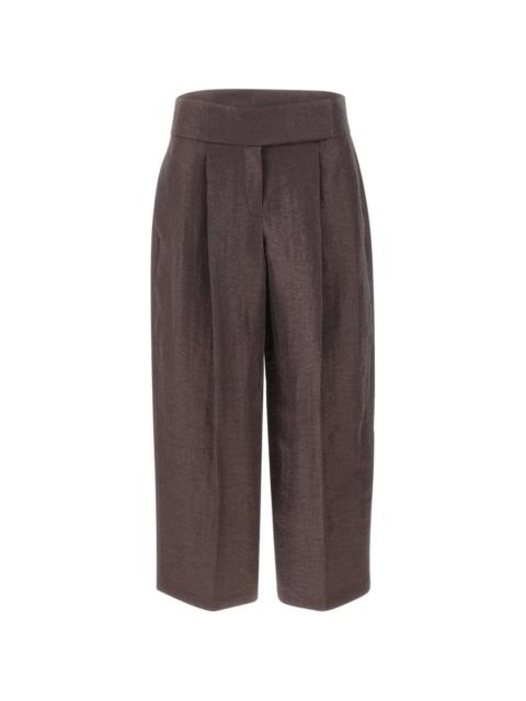BOSS pleated-design trousers