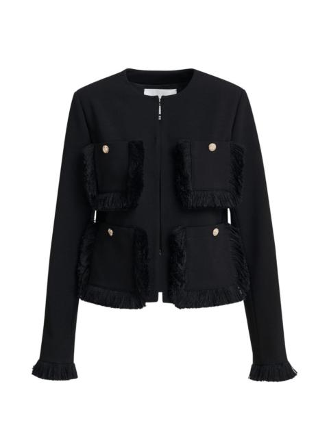ESSENTIEL ANTWERP Kinetic fringed jacket