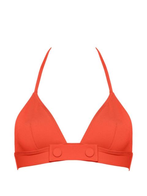ERES triangle-cup button-detail bikini top