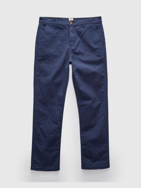HIROSHI KATO Pipe Straight Oxford Chino in Navy