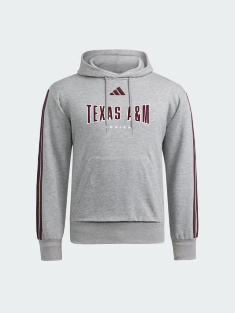 adidas Texas A&M Aggies Essentials 3-Stripes Hoodie