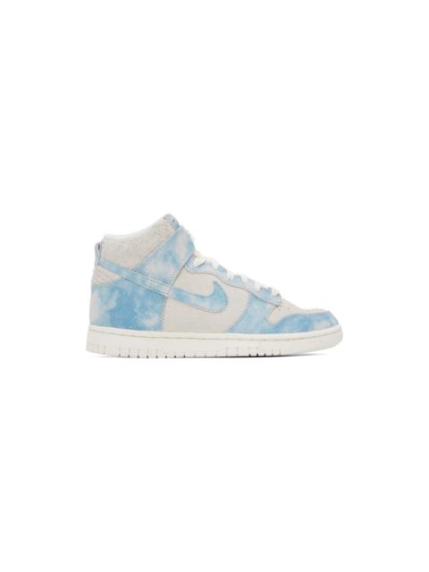 Nike Off-White & Blue Dunk High SE Sneakers