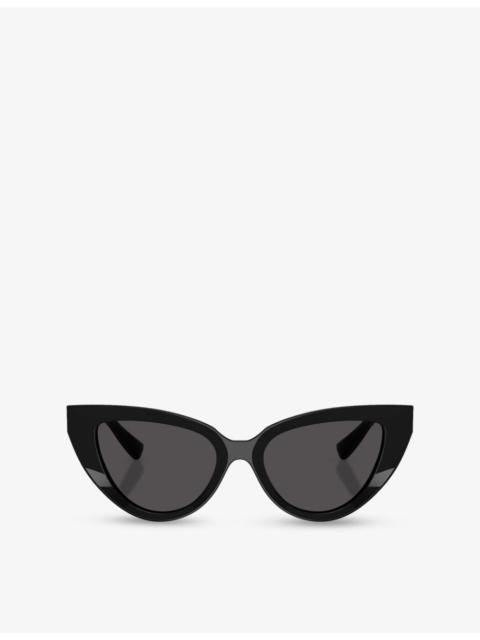 Dolce & Gabbana DG4497 Cat-Eye Acetate Sunglasses
