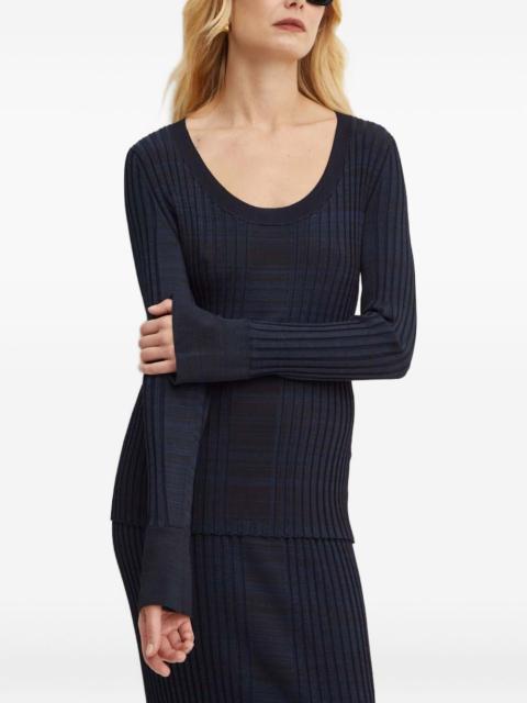 BOSS ribbed long-sleeve sweater