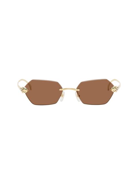 Cartier Gold Exception Sunglasses