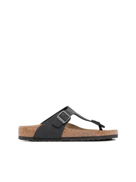 buckle-detail flip flop sandals