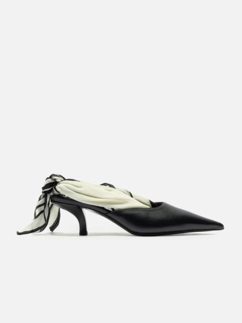 TOTEME SCARF NAPPA SLINGBACKS