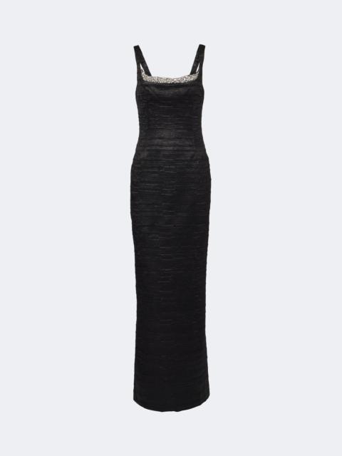 SIMKHAI Martina embellished satin gown