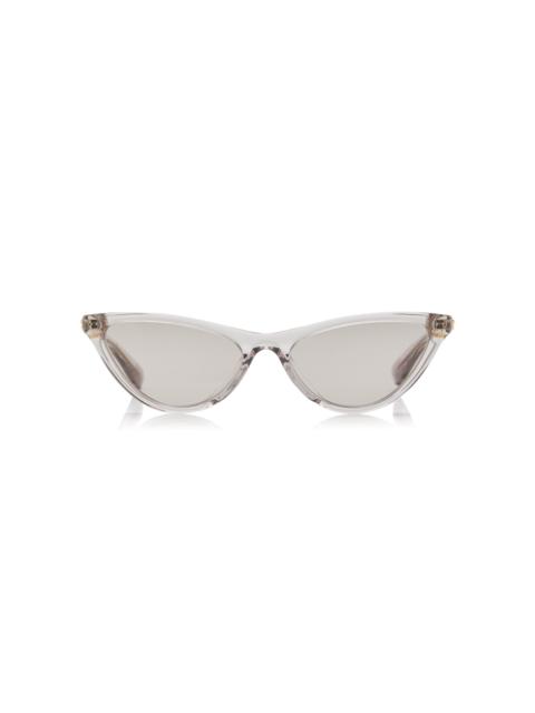 Bottega Veneta Cay-Eye Acetate Sunglasses grey