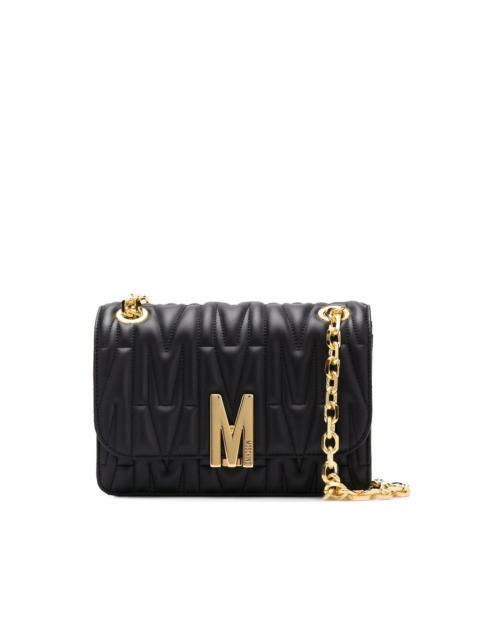 Moschino quilted M motif crossbody bag