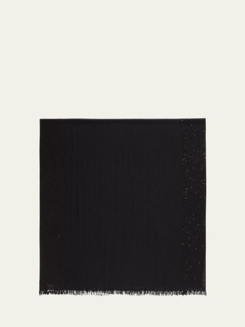 Faliero Sarti New Dalia Sequined Wool-Blend Scarf
