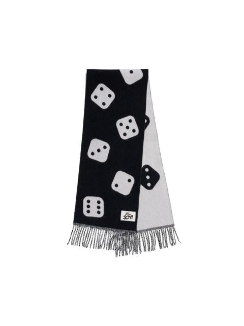Marc Jacobs The Dice fringed scarf
