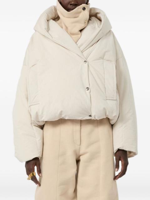 Sportmax Spxvodka quilted hooded jacket