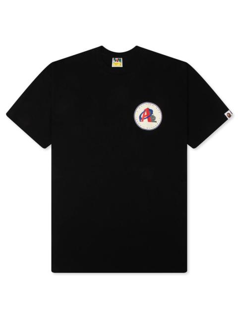 A BATHING APE® APE TRANSIT AUTHORITY TEE - BLACK