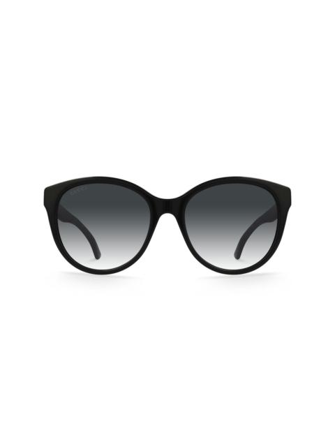 GUCCI round-frame gradient sunglasses