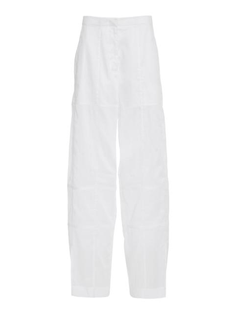 Jil Sander Cotton Pants white