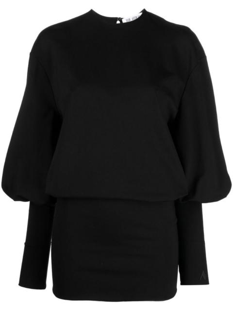 THE ATTICO Quinn draped mini dress