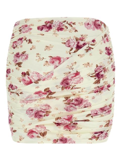 MAGDA BUTRYM floral knot mini skirt