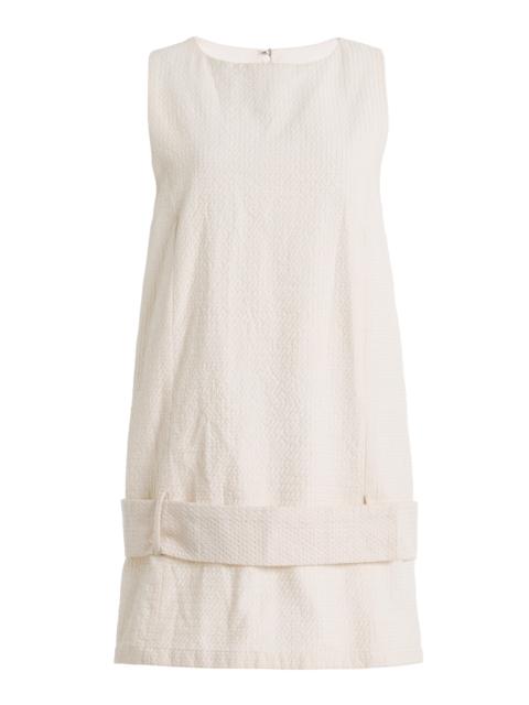 MARLIES GRACE Diana Embroidered Cotton Mini Dress white