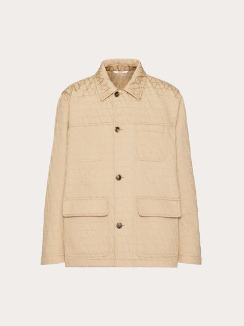 Valentino TOILE ICONOGRAPHE PATTERN HEAVY COTTON JACKET