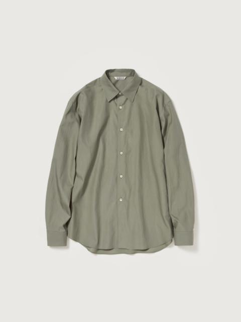 AURALEE WASHED FINX TWILL SHIRT