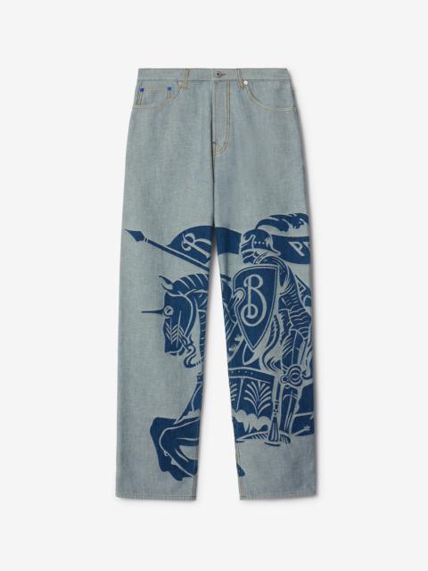 Burberry EKD Oversized Fit Jeans