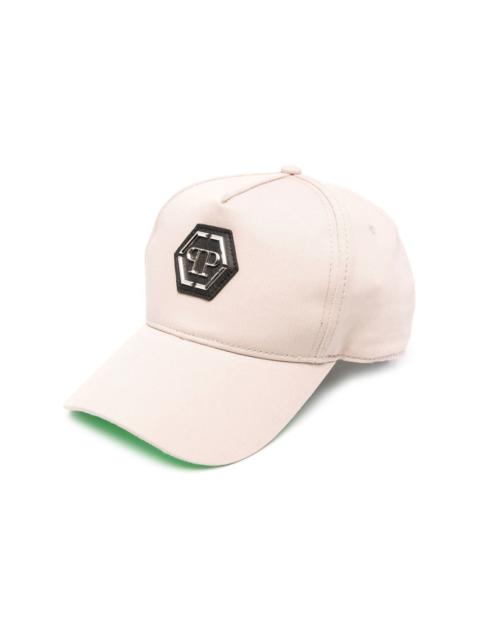 PHILIPP PLEIN logo-patch baseball cap