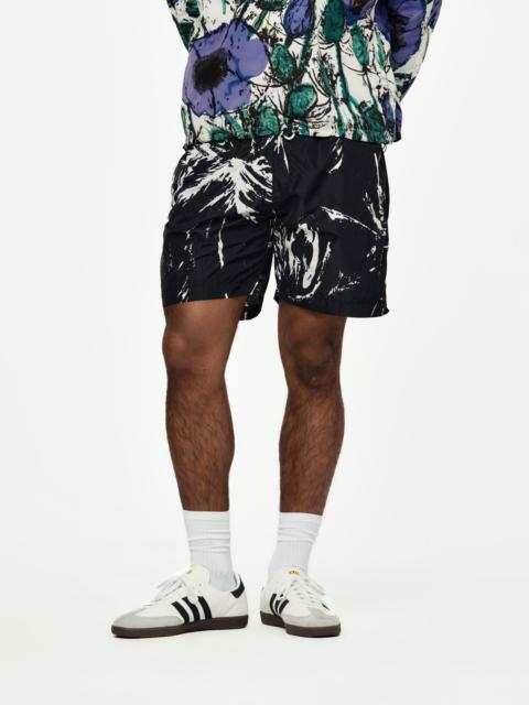 WALES BONNER ALTHEA SHORTS (BLACK/ WHITE)