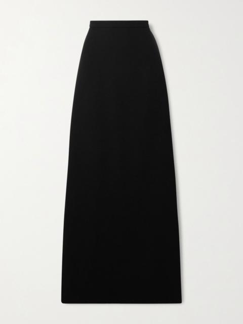 Valentino Silk-cady maxi skirt Black