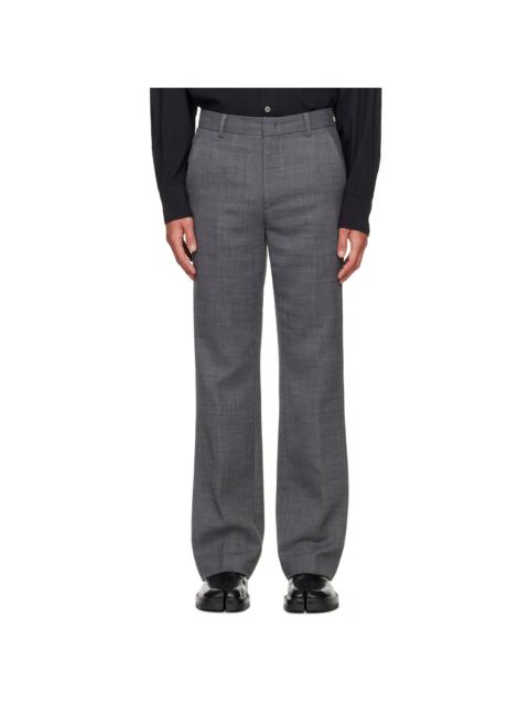 SYSTEM Gray Bootcut Trousers