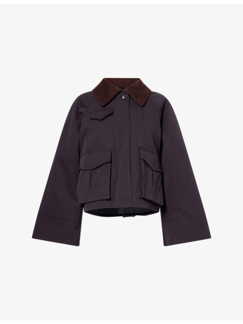 SKALL Gaby Cord-Collar Cotton Jacket