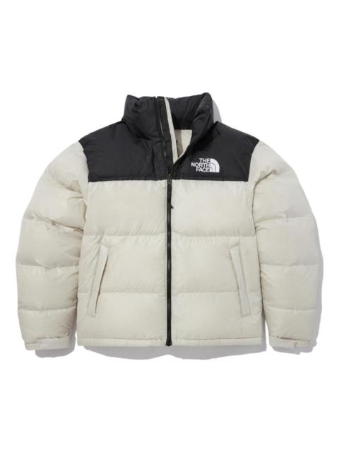 The North Face THE NORTH FACE FW22 Logo Nuptse Puffer Jacket 'Beige' NJ1DN60B