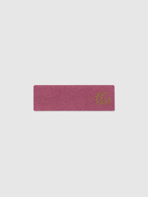 GUCCI GG lamé jacquard headband