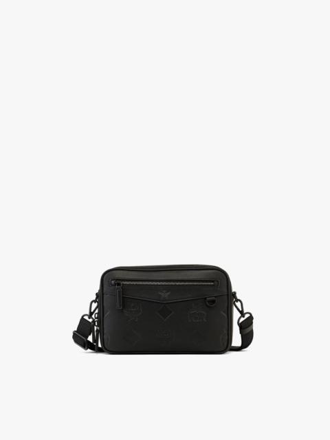MCM Diamond Camera Bag in Maxi Monogram Leather
