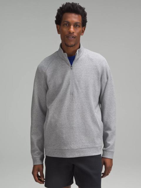 lululemon Textured Double-Knit Cotton Half Zip
