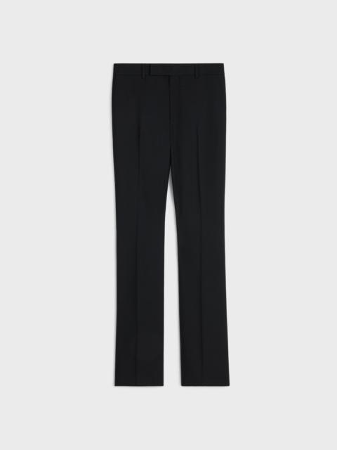 CELINE flared pants in wool gabardine