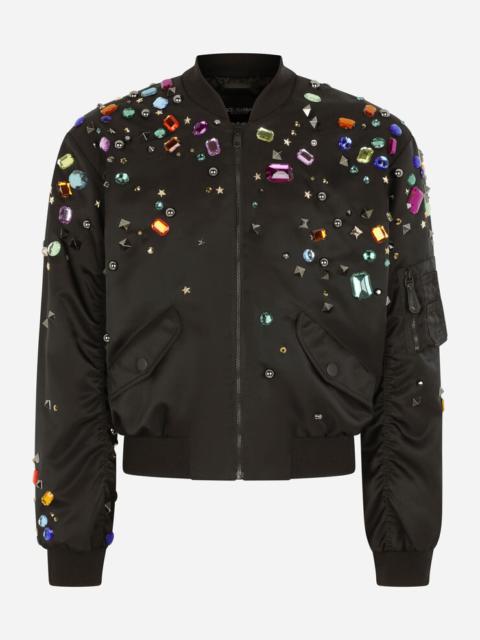 DOLCE&GABBANA ジャガードラメフラワージャケット Dolce & Gabbana Floral Patchwork Jacquard Blazer | Sendegaro