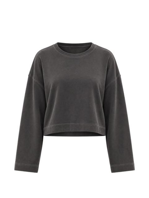 ELEH cropped dropped-shoulder sweatshirt