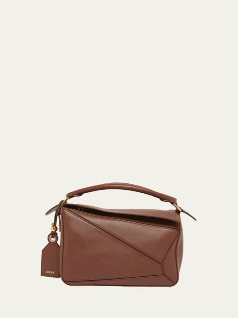 Loewe Puzzle Elevated Small Top-Handle Bag in Leather