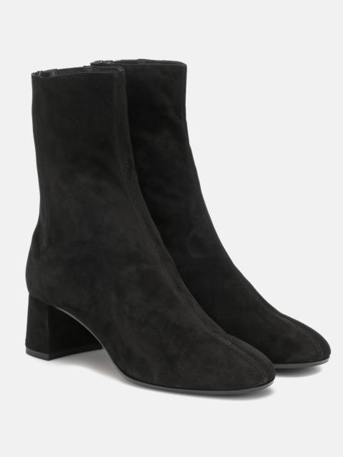 AQUAZZURA Saint Honoré 50 suede ankle boots