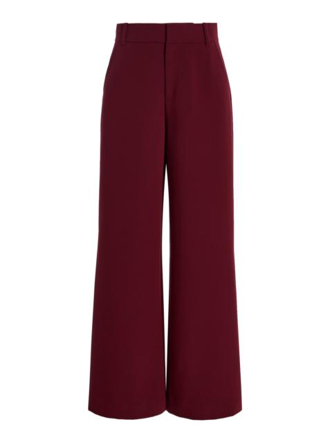Favorite Daughter The Jones High-Rise Wide-Leg Pants burgundy