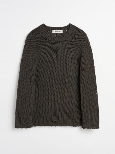 Our Legacy Popover Roundneck Chocolate Ultra Slow Twist