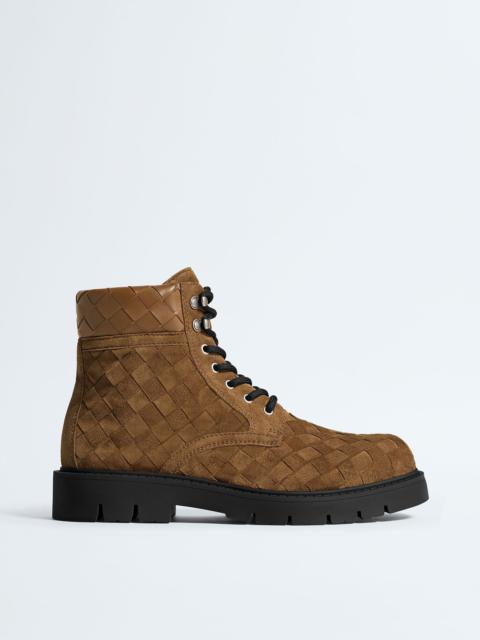 Bottega Veneta Haddock Lace-Up Ankle Boot