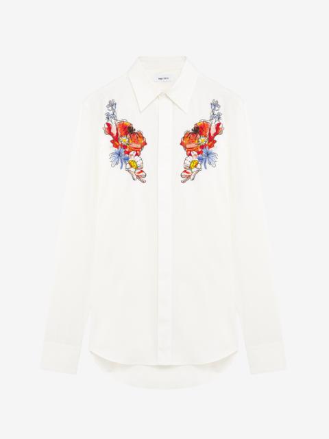 Alexander McQueen Meadow Floral Embroidery Shirt