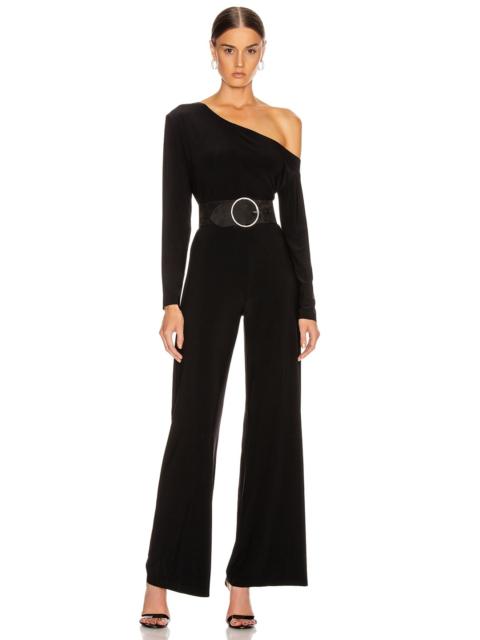 NORMA KAMALI Long Sleeve Drop Shoulder Jumpsuit