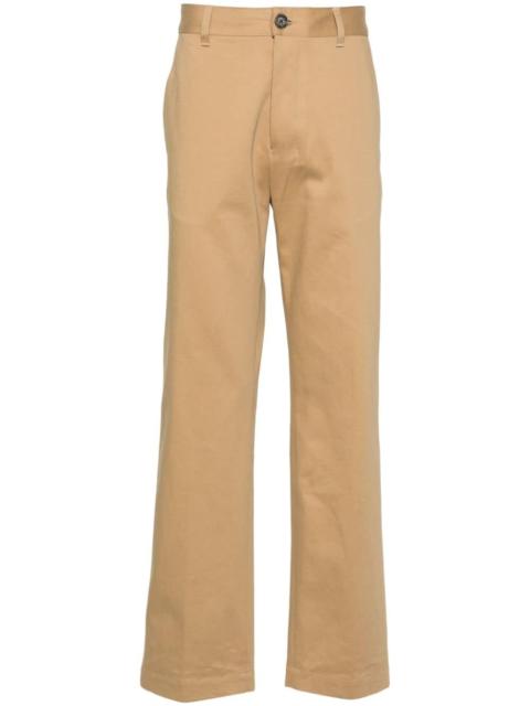 AMI Paris logo-patch trousers